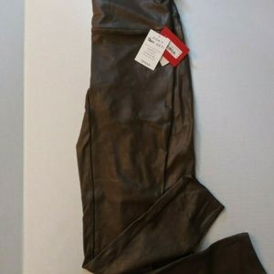 NWT SPANX Faux Leather Legging, XL